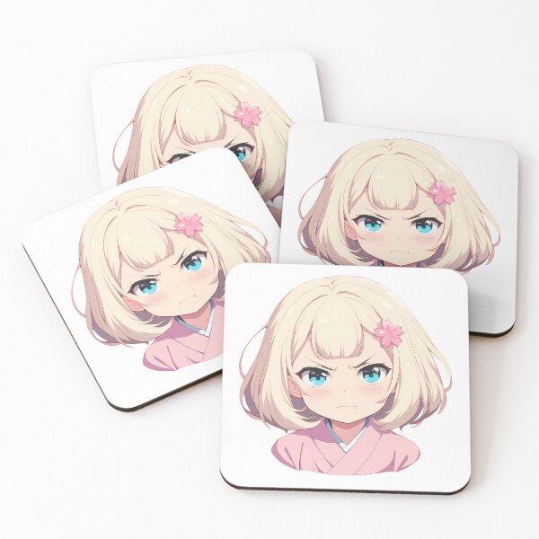 Item preview, Shiemi Moriyama Blue Exorcist Chibi Cute Pout designed and sold by 108Recordings.