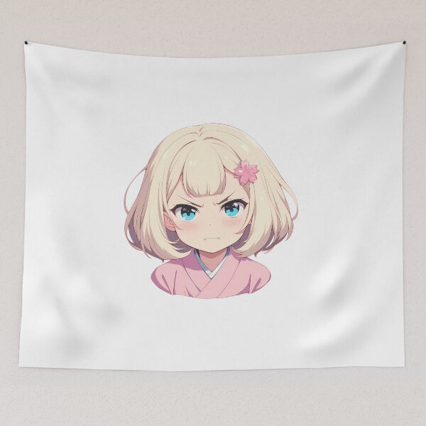 Item preview, Shiemi Moriyama Blue Exorcist Chibi Cute Pout designed and sold by 108Recordings.