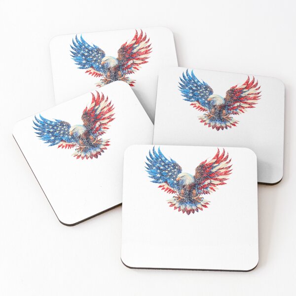 Item preview, Bald Eagle 4th of July American USA Flag Eagle Patriotic designed and sold by alber-garnell.