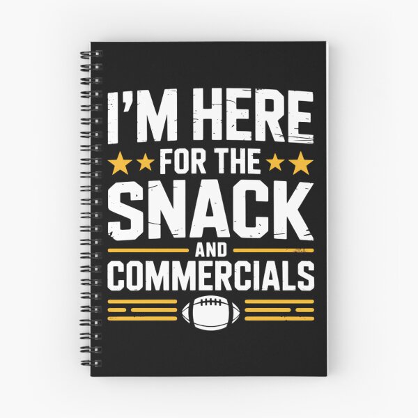 Item preview, I'm Here For The Snack And Commercials Football Bowl designed and sold by HellD3vil-Art.