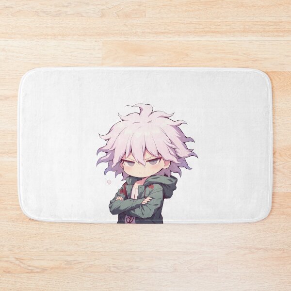 Item preview, Nagito Komaeda Danganronpa Chibi Angry Smug Vibes designed and sold by 108Recordings.