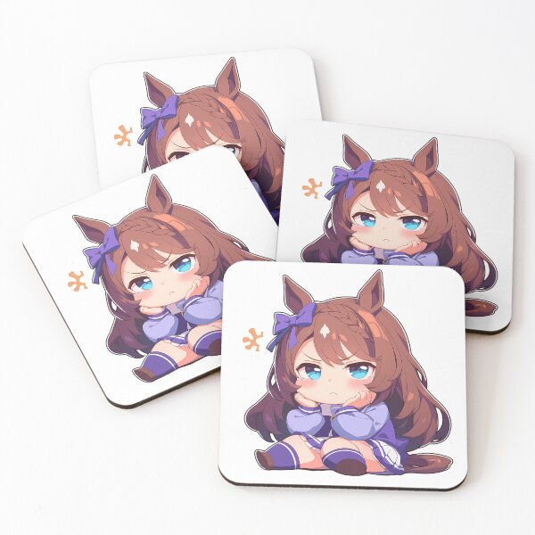 Item preview, Super Creek Uma Musume Pretty Derby Chibi Angry Horse Girl designed and sold by 108Recordings.
