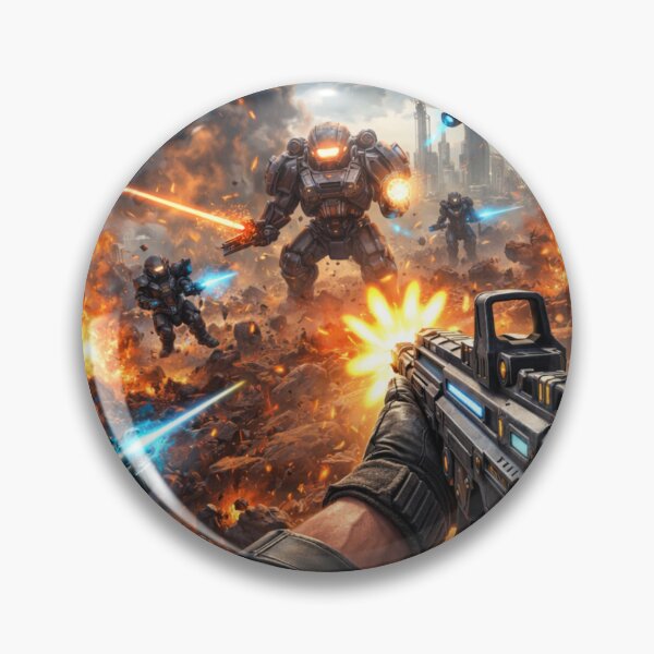 Item preview, Futuristic FPS Battle Chaos – Sci-Fi Warzone Action designed and sold by Ana Gómez.
