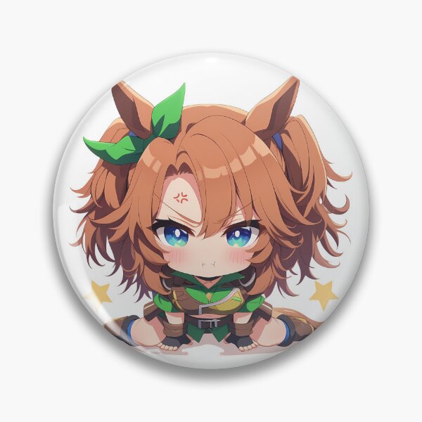 Item preview, Taiki Shuttle Uma Musume Pretty Derby Sitting Chibi Power designed and sold by 108Recordings.