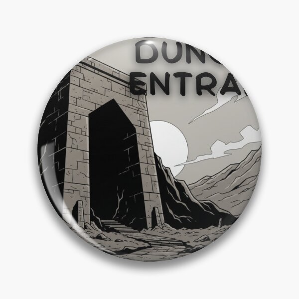 Item preview, Main Entrance Scene to the Dungeon, in a minimalist comic or manga style designed and sold by Gamershop22025.