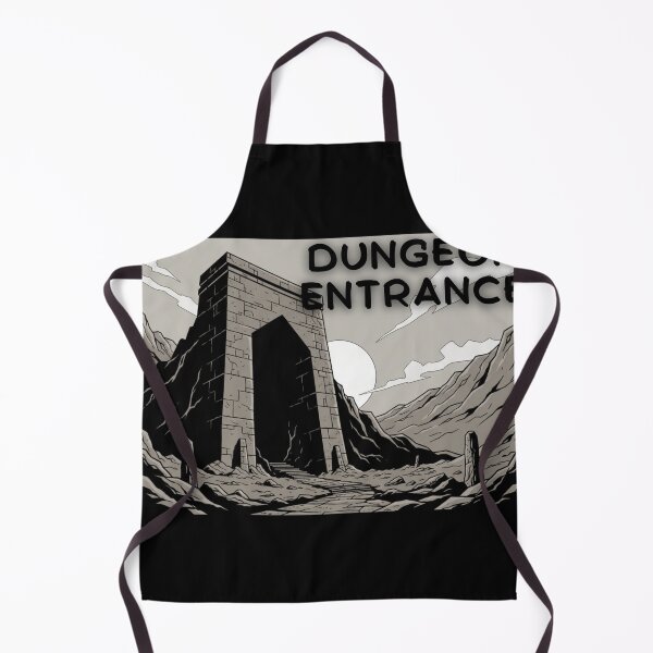 Item preview, Main Entrance Scene to the Dungeon, in a minimalist comic or manga style designed and sold by Gamershop22025.