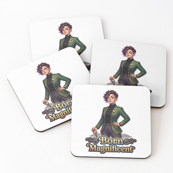 Item preview, Born Magnificent - Dark Academia Sticker designed and sold by SHABBOUR.