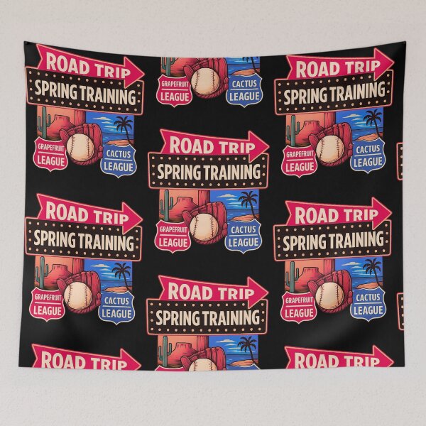 Item preview, Spring Training Road Trip Grapefruit League Cactus League Baseball Graphic designed and sold by RDGNR.