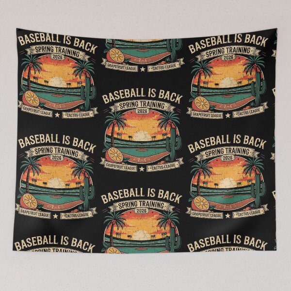Item preview, Spring Training Baseball Is Back 2026 Palm Tree Stadium Sunset designed and sold by RDGNR.