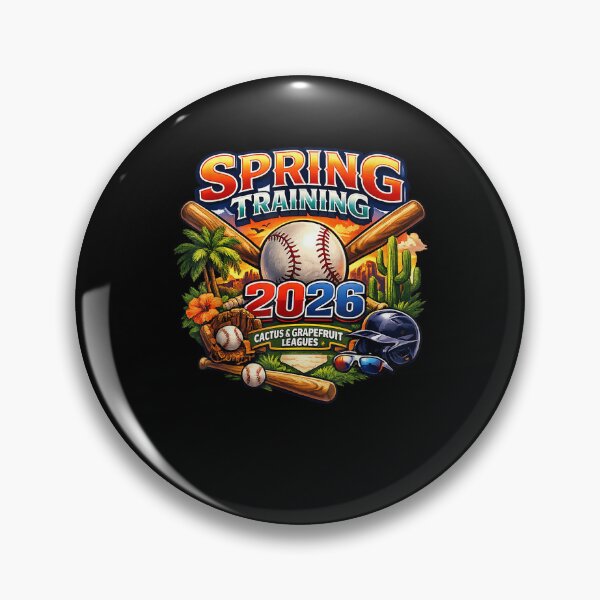 Item preview, Spring Training 2026 Cactus & Grapefruit Leagues Baseball Fan designed and sold by RDGNR.