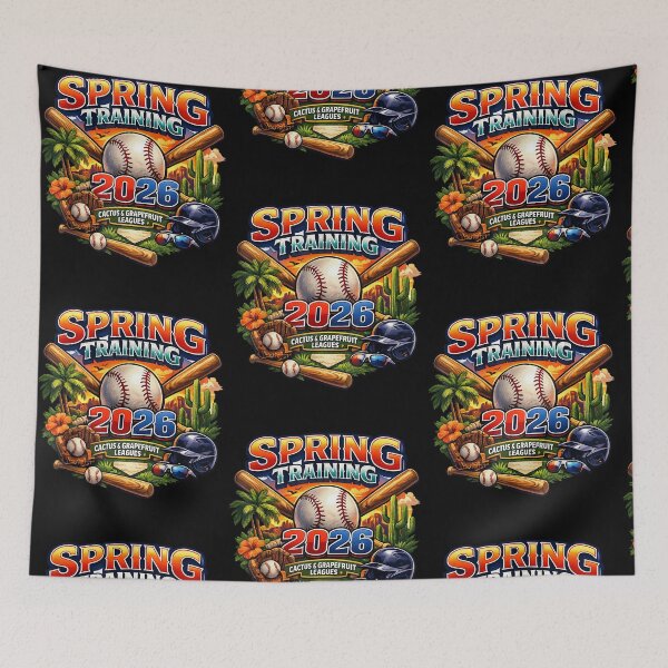 Item preview, Spring Training 2026 Cactus & Grapefruit Leagues Baseball Fan designed and sold by RDGNR.