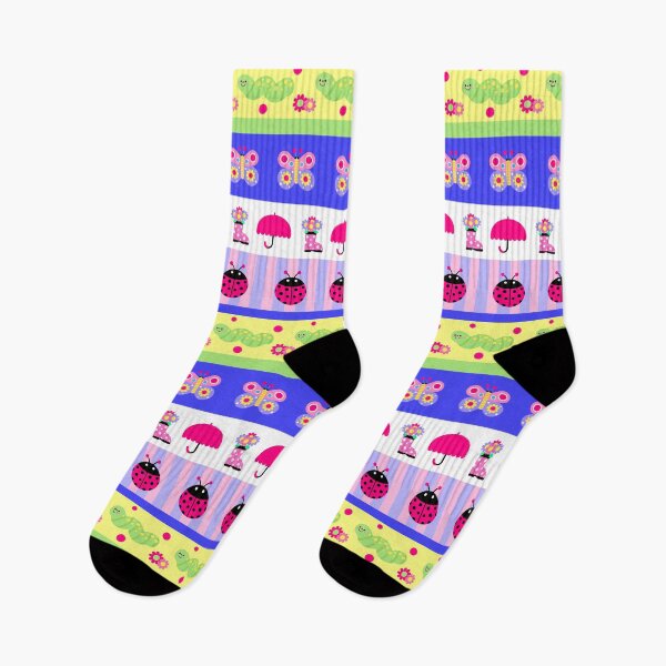 Item preview, Cute Spring Garden Friends Seamless Pattern designed and sold by nuchz.