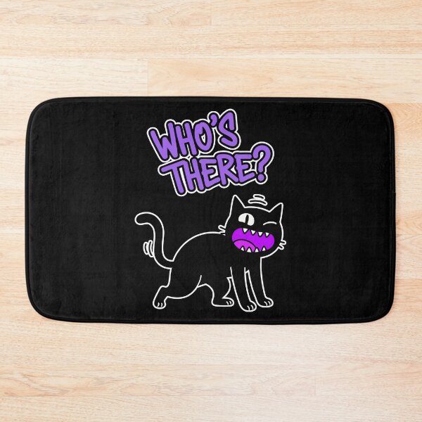 Item preview, Who's There? Startled Black Cat Cartoon designed and sold by Taridesign.