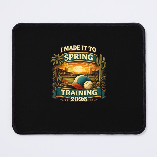 Item preview, I Made It To Spring Training 2026 Baseball Is Back 2026 designed and sold by clarabersetart.