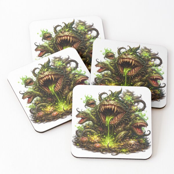 Item preview, Mutant Carnivorous Beast – Toxic Jungle Horror Creature designed and sold by Ana Gómez.