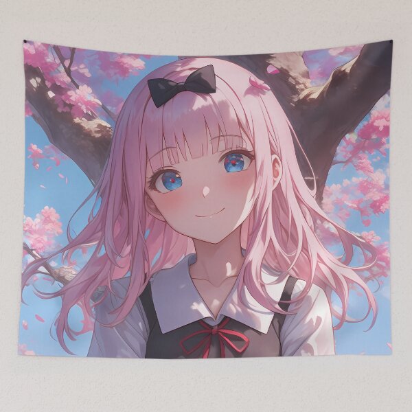Item preview, Chika Fujiwara Kaguya Sama Love Is War Cherry Blossoms School Uniform designed and sold by 108Recordings.