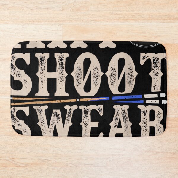Item preview, Aim Shoot Swear Repeat Funny Pool Billards Gift designed and sold by RichardXRichard.
