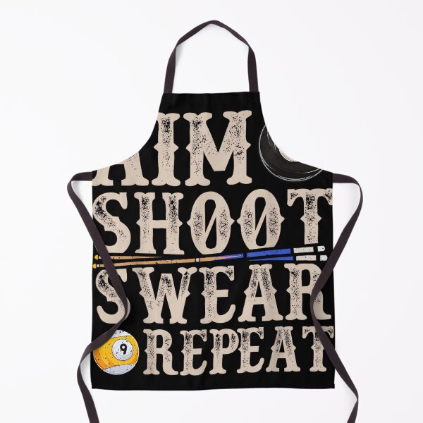 Item preview, Aim Shoot Swear Repeat Funny Pool Billards Gift designed and sold by RichardXRichard.