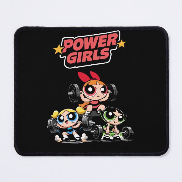 Item preview, powerpuff gym squat power girl cartoon  designed and sold by Blck-Acid-Devil.