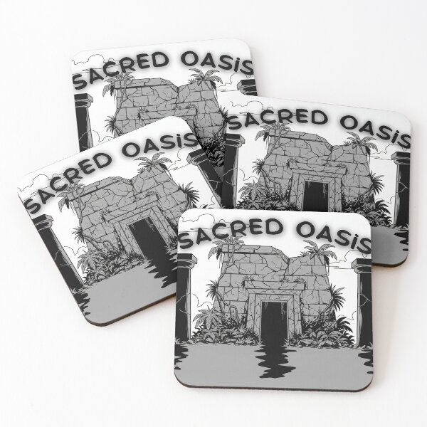 Item preview, Sacred Oasis Setting, in a minimalist comic or manga style designed and sold by Gamershop22025.