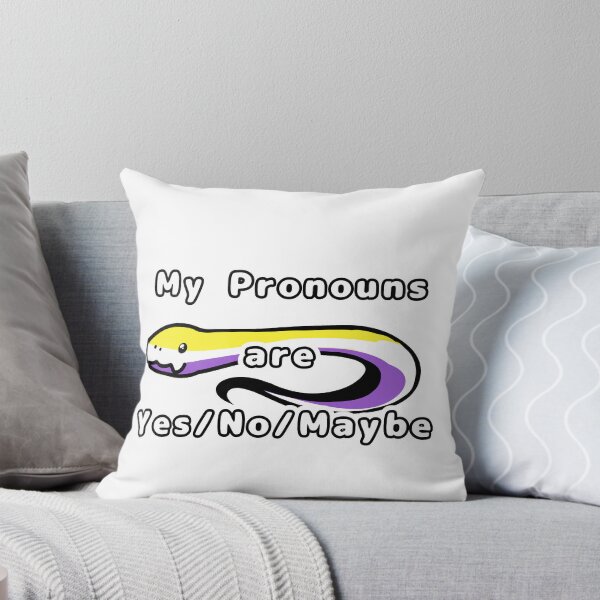 Item preview, Nonbinary -- My Pronouns Yes/No/Maybe designed and sold by Marymae-bubble.