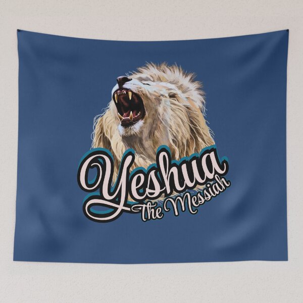 Item preview, Yeshua the Messiah (blue) designed and sold by Tripp Art Studio.