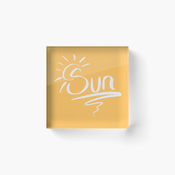 Item preview, Bold Sun Brush Lettering - Positive Sunshine Graphic designed and sold by TheArtOfTreble.