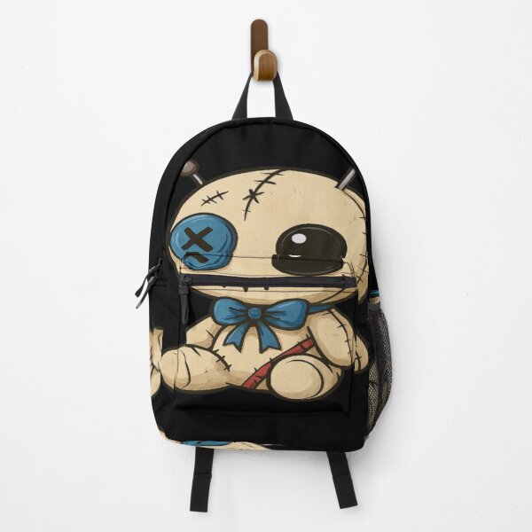 Item preview, Voodoo Doll with Blue Bow and Pins designed and sold by Ecosetereos.