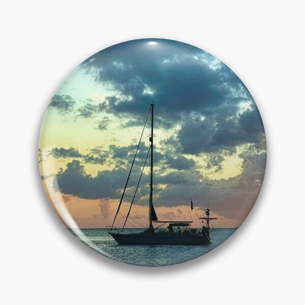Item preview, Fatu Hiva Sunset with Sailboat designed and sold by Sailmates Reflections.
