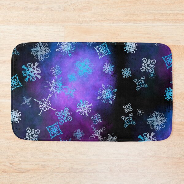 Item preview, Cosmic Snowflake Nebula Pattern - Glowing Winter Galaxy Art designed and sold by TheArtOfTreble.