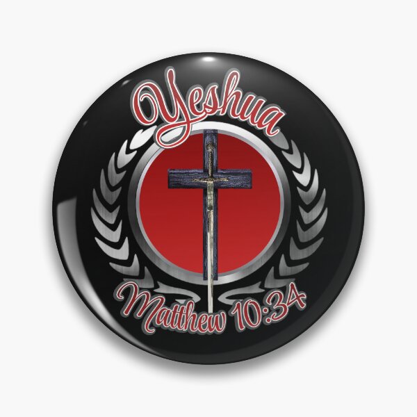 Item preview, Yeshua Shield (Red) designed and sold by Tripp Art Studio.