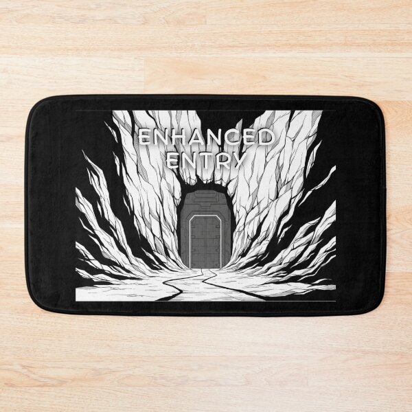 Item preview, Reinforced cave door, in a minimalist comic or manga style designed and sold by Gamershop22025.