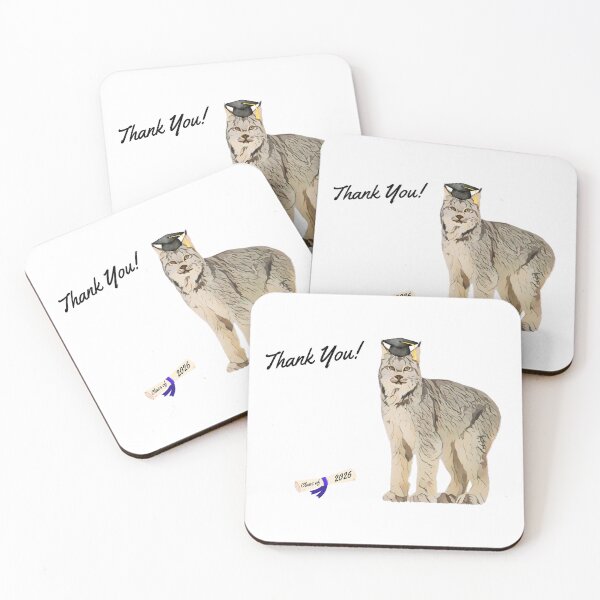 Item preview, Graduation "Thank You!" Graduate Canada Lynx designed and sold by MYCatStuff.