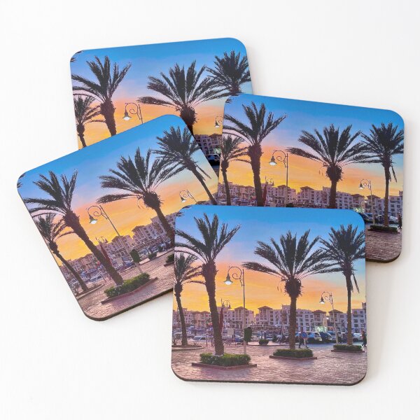 Item preview, Harbor Sunset in Agadir Morocco designed and sold by Sailmates Reflections.