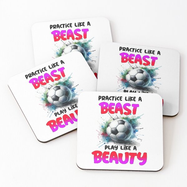 Item preview, Practice Like a Beast Play Like a Beauty Soccer Shirt designed and sold by MartinTees.