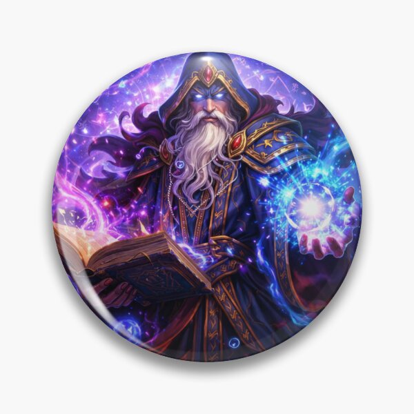 Item preview, Cosmic Wizard Mastery – Arcane Magic Energy Art designed and sold by Ana Gómez.