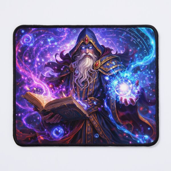 Item preview, Cosmic Wizard Mastery – Arcane Magic Energy Art designed and sold by Ana Gómez.