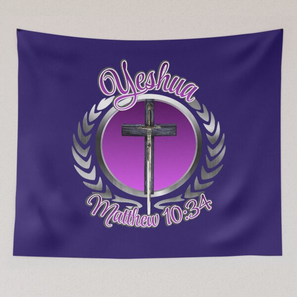 Item preview,  Yeshua Shield (Purple) designed and sold by Tripp Art Studio.