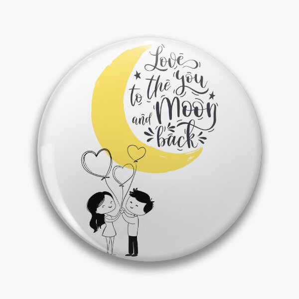 Item preview, Love You to the Moon and Back Lovers designed and sold by AussieMomma.