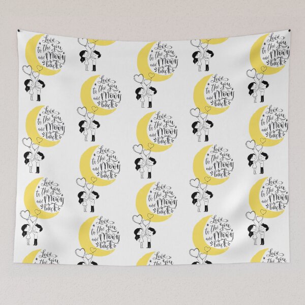 Item preview, Love You to the Moon and Back Lovers designed and sold by AussieMomma.