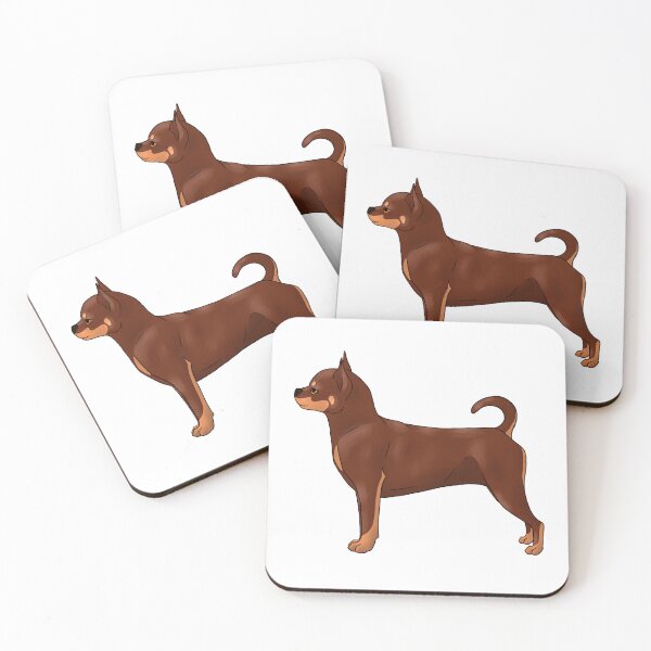 Item preview, Smooth Chihuahua Chocolate and Tan designed and sold by Pawsome-Doodles.