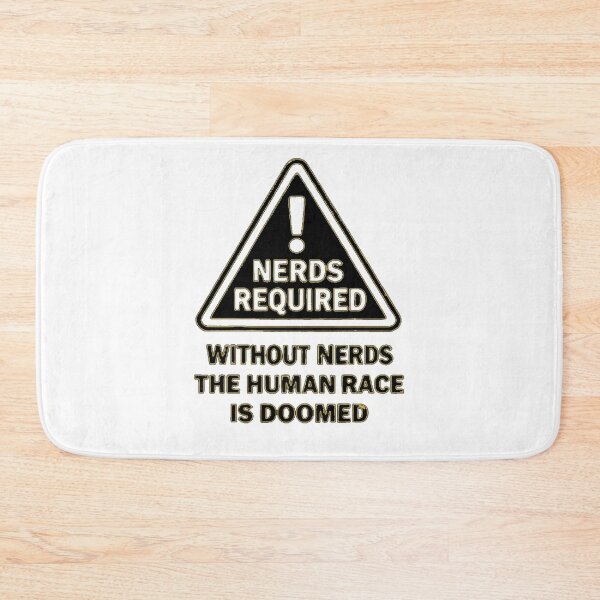 Item preview, Without Nerds The Human Race Is DOOMED Nerds Required Distressed Logo designed and sold by WithoutTheNerds.