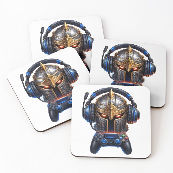 Item preview, Gamer Knight Helmet – Medieval Warrior Gaming Setup designed and sold by Ana Gómez.