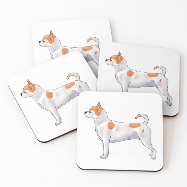 Item preview, Smooth Chihuahua Red Parti designed and sold by Pawsome-Doodles.