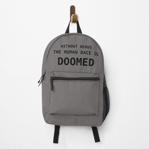 Item preview, Without Nerds The Human Race Is Doomed T-Shirt Black Lettering designed and sold by WithoutTheNerds.