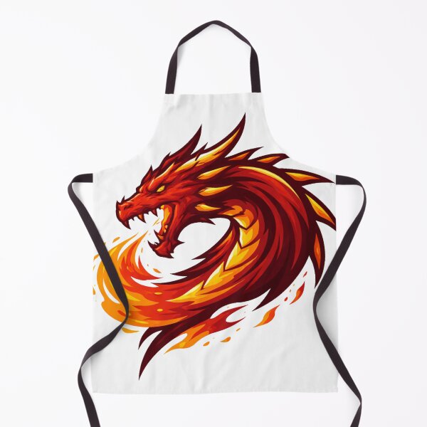 Item preview, Flaming Dragon Emblem – Fire Beast Fantasy Design designed and sold by Ana Gómez.