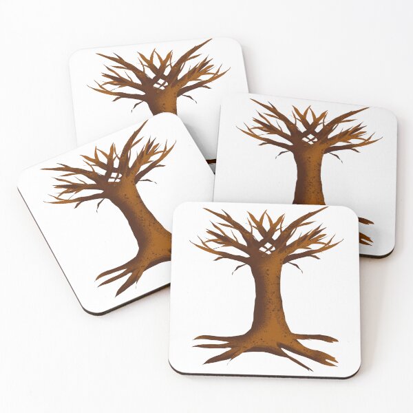 Item preview, Barren Dead Tree Illustration - Autumn Brown Minimalist Art designed and sold by TheArtOfTreble.