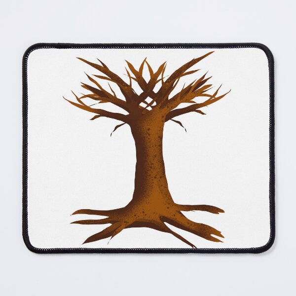 Item preview, Barren Dead Tree Illustration - Autumn Brown Minimalist Art designed and sold by TheArtOfTreble.