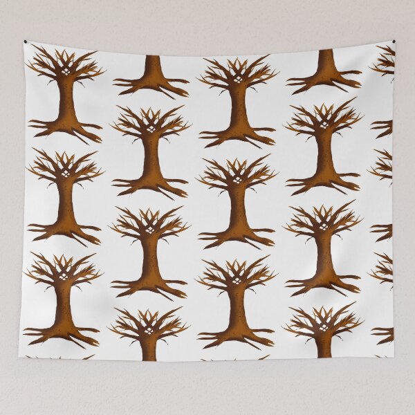 Item preview, Barren Dead Tree Illustration - Autumn Brown Minimalist Art designed and sold by TheArtOfTreble.