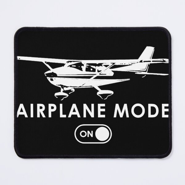 Item preview, Airplane Mode ON Funny Pilot Shirt designed and sold by Emberglowo.